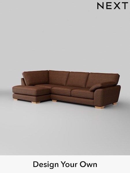 Monza Faux Leather Easy Clean/Chestnut Brown Stamford Grand Relaxed Sit (H35782) | £2,525