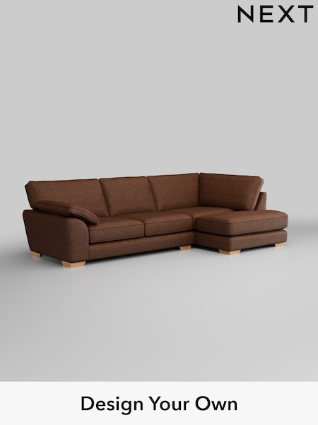 Monza Faux Leather Easy Clean/Chestnut Brown Stamford Grand Relaxed Sit (H35782) | £2,525