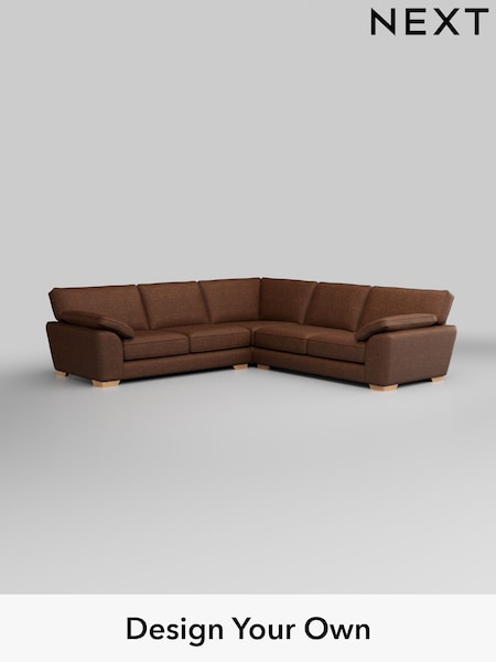 Monza Faux Leather Easy Clean/Chestnut Brown Stamford Grand Relaxed Sit (H35782) | £3,025