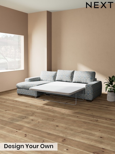 Boucle Chenille/Dark Moss Green Houghton Deep Relaxed Sit (H35788) | £2,825