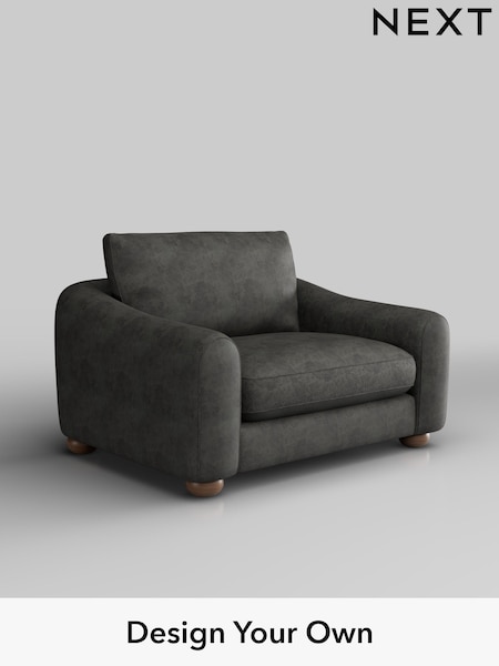 Monza Faux Leather Easy Clean/Dark Grey Arches (H35792) | £925