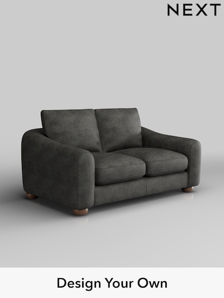 Monza Faux Leather Easy Clean/Dark Grey Arches (H35792) | £1,125