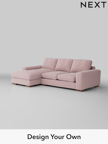 Natural Mix/Light Rose Pink Houghton Deep Relaxed Sit (H35794) | £2,275