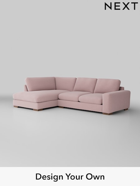 Natural Mix/Light Rose Pink Houghton Deep Relaxed Sit (H35794) | £2,350
