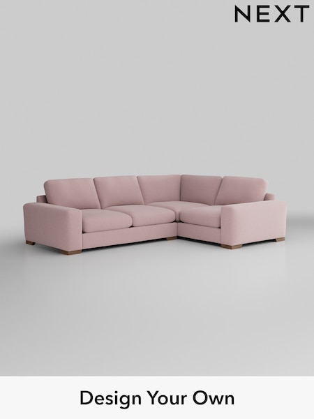 Natural Mix/Light Rose Pink Houghton Deep Relaxed Sit (H35794) | £2,775