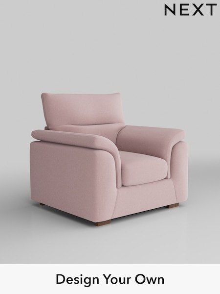 Natural Mix/Light Rose Pink Hayden Highback (H35798) | £850