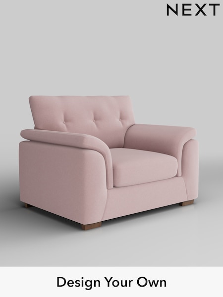 Natural Mix/Light Rose Pink Hayden Buttoned Back (H35799) | £950