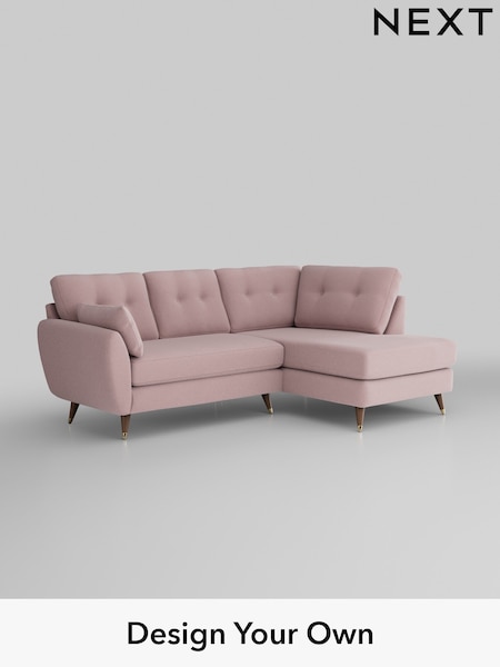 Natural Mix/Light Rose Pink Wilson Buttoned Back (H35811) | £1,799