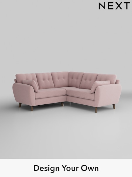 Natural Mix/Light Rose Pink Wilson Buttoned Back (H35811) | £1,775