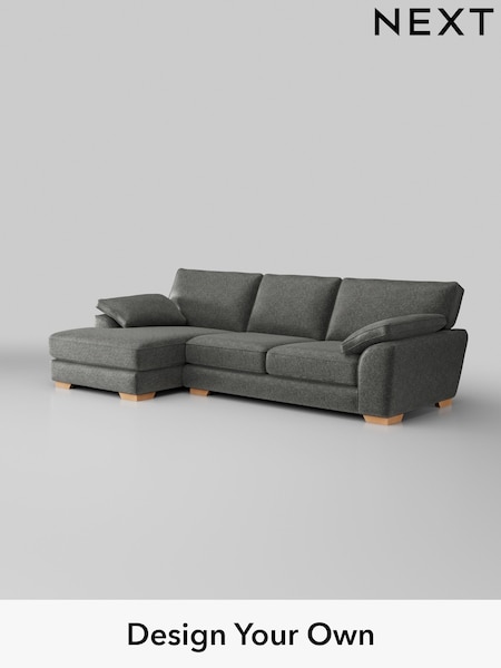Plush Chenille/Dark Grey Stamford Grand Relaxed Sit (H35823) | £2,550