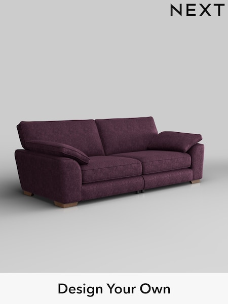 Plush Chenille/Dark Plum Purple Stamford Grand Relaxed Sit (H35825) | £1,799