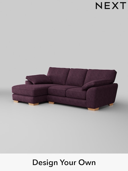 Plush Chenille/Dark Plum Purple Stamford Grand Relaxed Sit (H35825) | £2,275