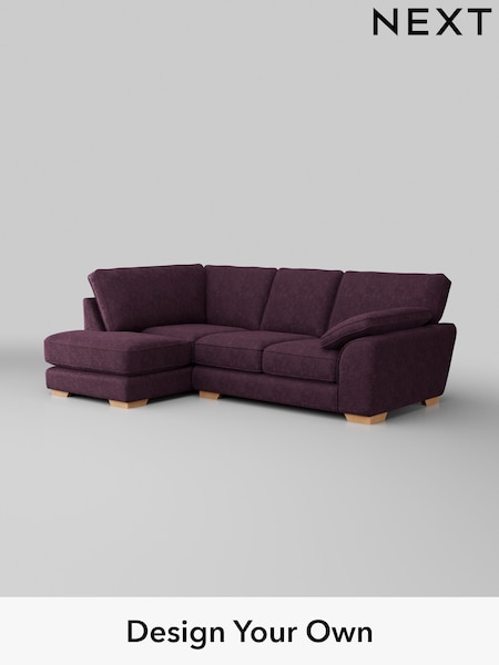 Plush Chenille/Dark Plum Purple Stamford Grand Relaxed Sit (H35825) | £2,375