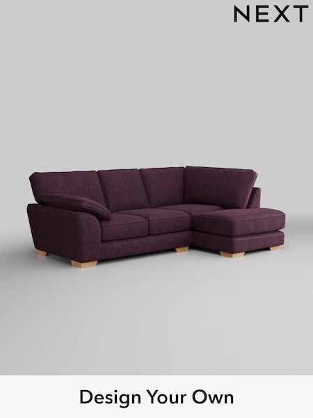 Plush Chenille/Dark Plum Purple Stamford Grand Relaxed Sit (H35825) | £2,375