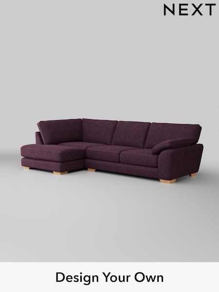Plush Chenille/Dark Plum Purple Stamford Grand Relaxed Sit (H35825) | £2,525