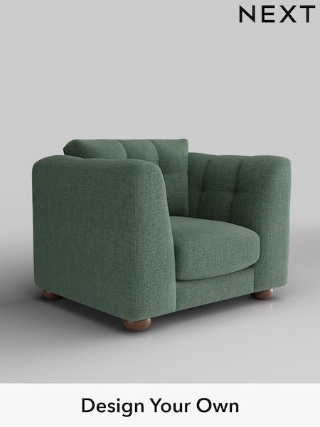 Chunky Texture/Mid Forest Green Jasmine (H35826) | £1,075