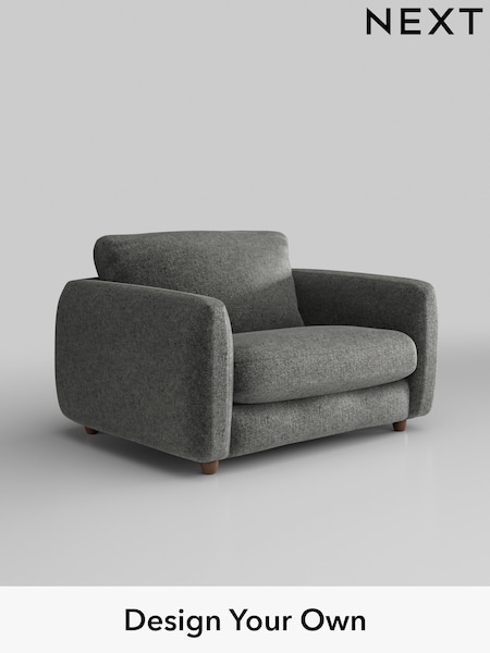 Plush Chenille/Dark Grey Aiden (H35827) | £925
