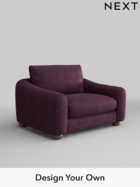 Plush Chenille/Dark Plum Purple Arches (H35830) | £925