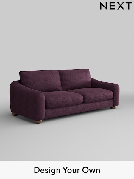 Plush Chenille/Dark Plum Purple Arches (H35830) | £1,325