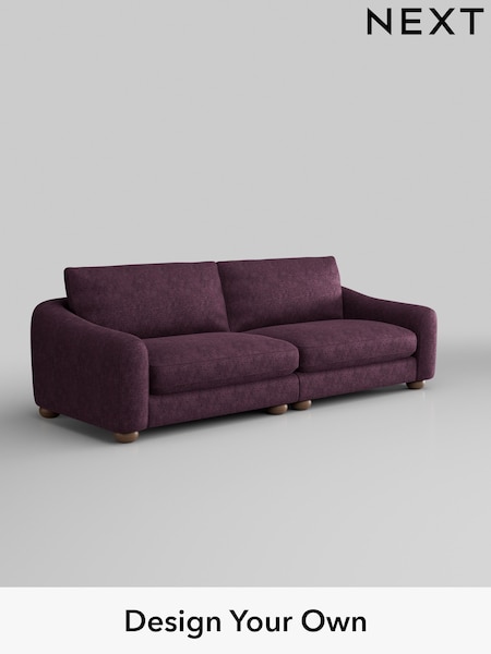 Plush Chenille/Dark Plum Purple Arches (H35830) | £1,425