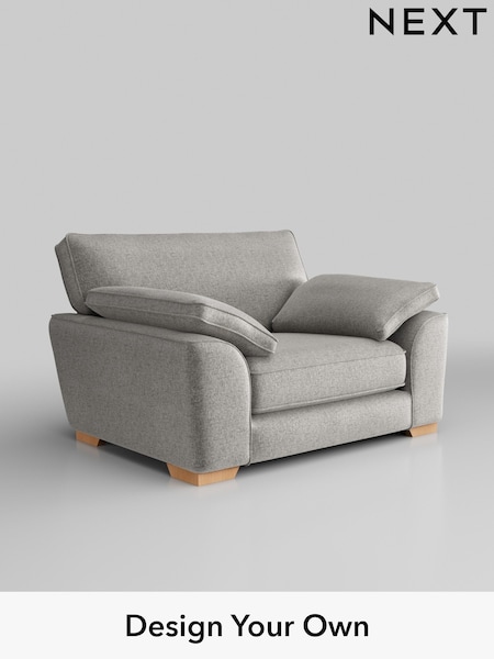 Plush Chenille/Light Grey Stamford Grand Relaxed Sit (H35836) | £1,299