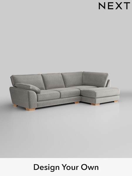 Plush Chenille/Light Grey Stamford Grand Relaxed Sit (H35836) | £2,525