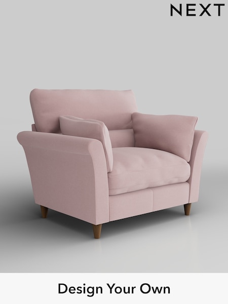Natural Mix/Light Rose Pink Hartley Highback Relaxed Sit (H35881) | £1,075