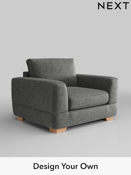 Plush Chenille/Dark Grey Clayton (H35883) | £850