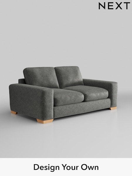 Plush Chenille/Dark Grey Houghton Deep Relaxed Sit (H35887) | £1,325