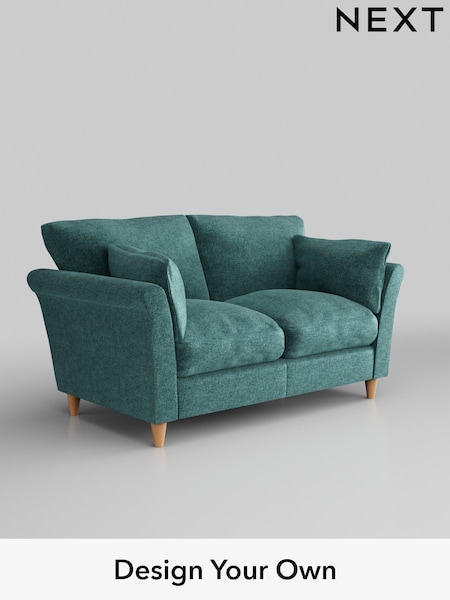Plush Chenille/Dark Teal Green Hartley Relaxed Sit (H35889) | £1,075