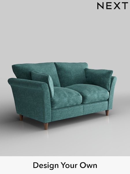 Plush Chenille/Dark Teal Green Hartley Relaxed Sit (H35889) | £1,075