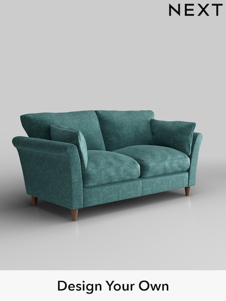 Plush Chenille/Dark Teal Green Hartley Relaxed Sit (H35889) | £1,175