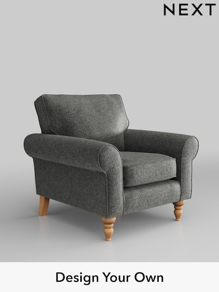 Plush Chenille/Dark Grey Mallory (H35893) | £625