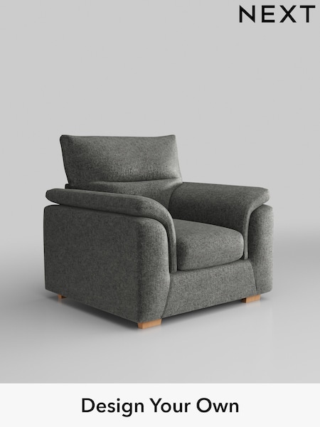 Plush Chenille/Dark Grey Hayden Highback (H35894) | £750