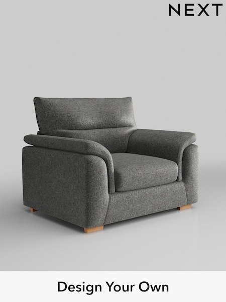 Plush Chenille/Dark Grey Hayden Highback (H35894) | £850