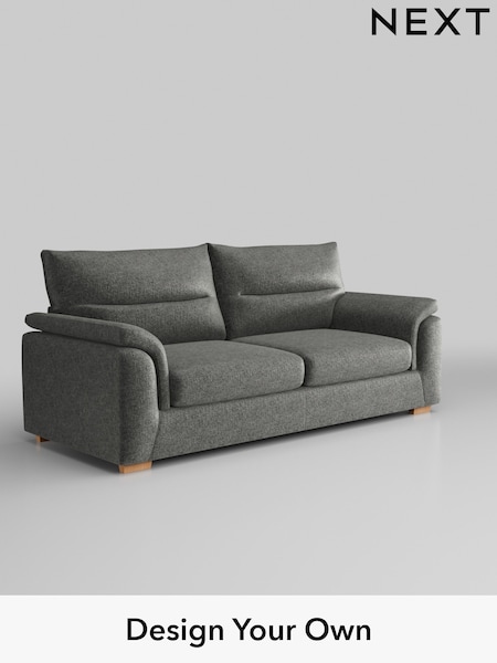 Plush Chenille/Dark Grey Hayden Highback (H35894) | £1,325