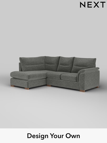 Plush Chenille/Dark Grey Hayden Highback (H35894) | £1,825