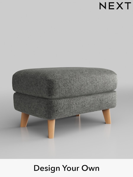 Plush Chenille/Dark Grey Parker Buttoned Back (H35895) | £425