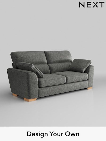 Plush Chenille/Dark Grey Stamford Highback (H35896) | £1,299
