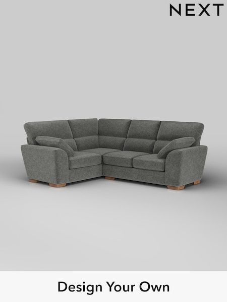 Plush Chenille/Dark Grey Stamford Highback (H35896) | £2,150
