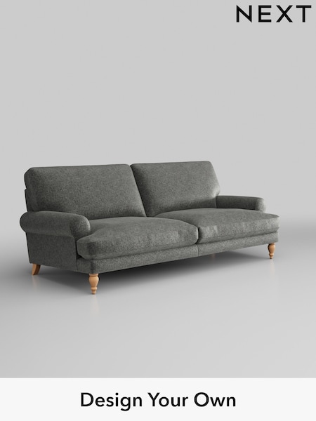 Plush Chenille/Dark Grey Erin Deep Relaxed Sit (H35897) | £1,375