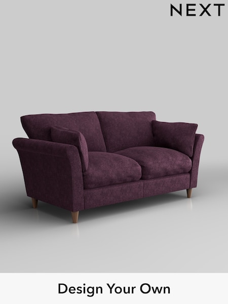 Plush Chenille/Dark Plum Purple Hartley Relaxed Sit (H35900) | £1,175