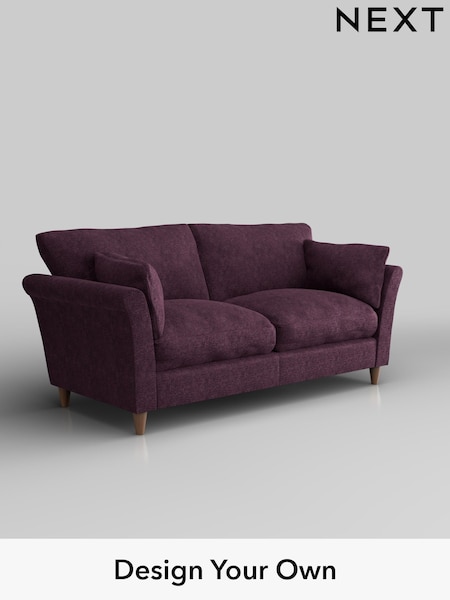 Plush Chenille/Dark Plum Purple Hartley Relaxed Sit (H35900) | £1,275