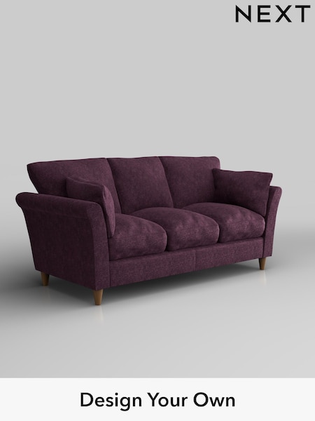 Plush Chenille/Dark Plum Purple Hartley Relaxed Sit (H35900) | £1,275