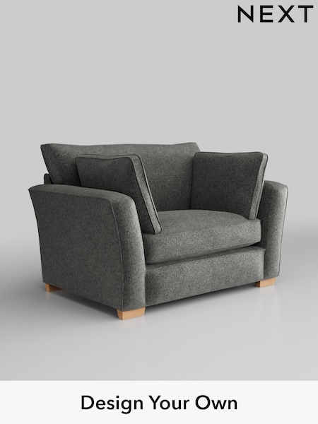 Plush Chenille/Dark Grey Heath Highback (H35901) | £850