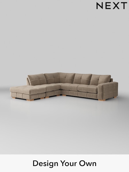Plush Chenille/Mid Natural Brooke Deep Sit (H35905) | £2,825