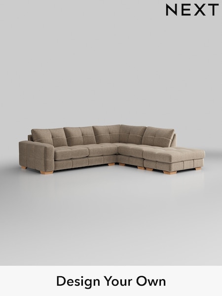 Plush Chenille/Mid Natural Brooke Deep Sit (H35905) | £2,825