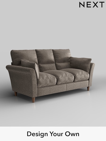 Plush Chenille/Mink Brown Hartley Highback Relaxed Sit (H35906) | £1,325