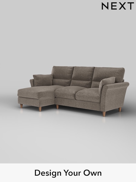 Plush Chenille/Mink Brown Hartley Highback Relaxed Sit (H35906) | £1,950