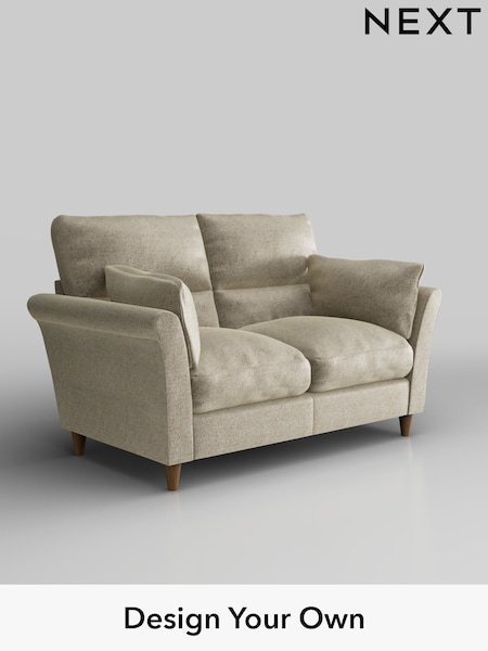 Plush Chenille/Light Natural Hartley Highback Relaxed Sit (H35907) | £1,125